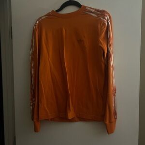 Adidas Bold Orange Long Sleeve Tee